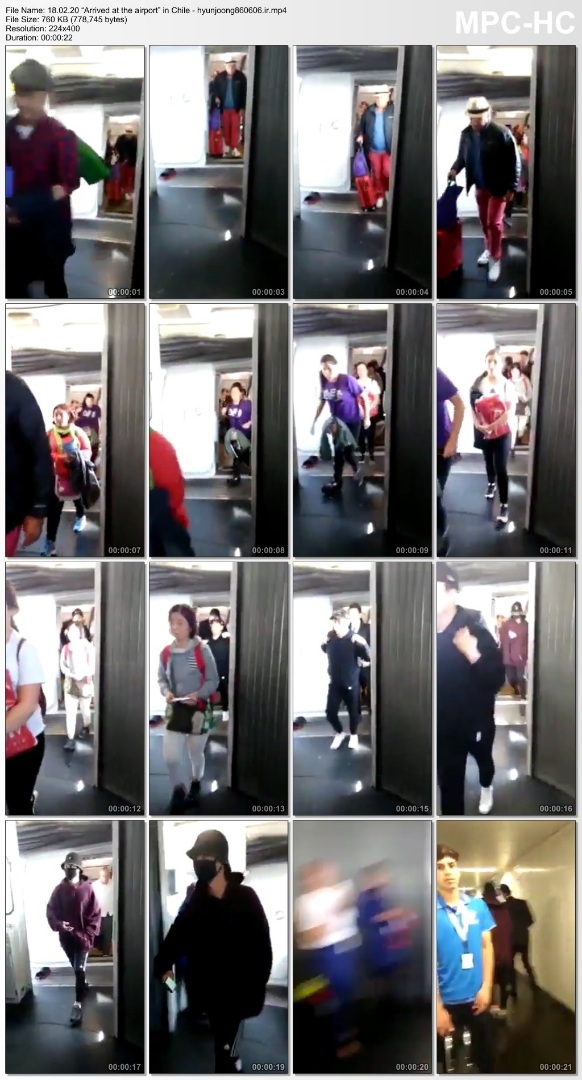 18.02.20 “Arrived at the airport” in Chile - hyunjoong860606.ir