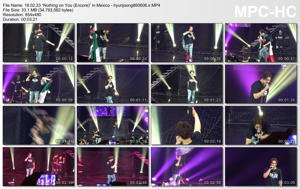 Nothing on You (Encore) in Mexico 18.02.23 - hyunjoong860606.ir