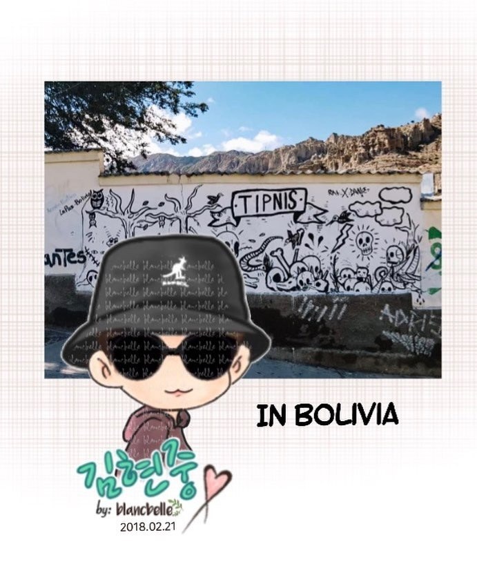 [blancbelle Fanart] Kim Hyun Joong ~ Thank you to all the Latin American Henecia. Let’s rock Mexico together [2018.02.21]