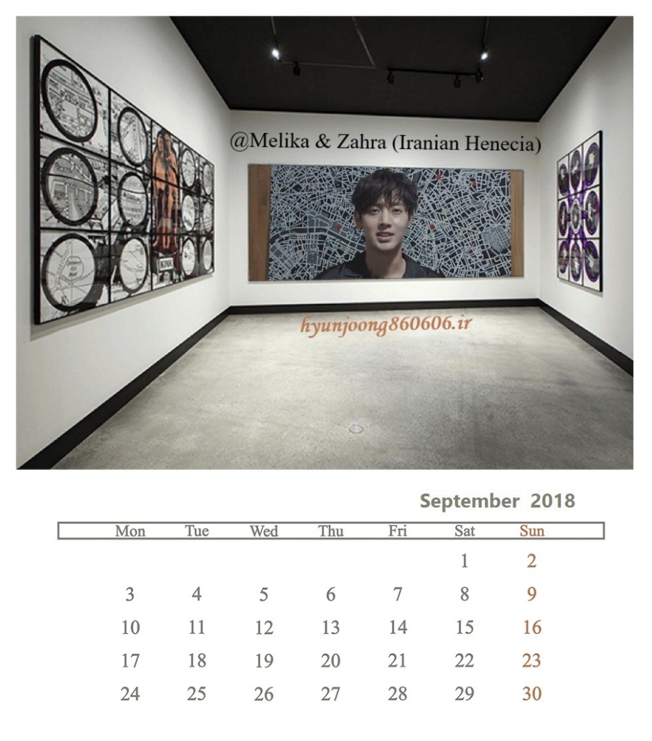 (Calendar September 2018 (3) - @Melika & Zahra (Iranian Henecia