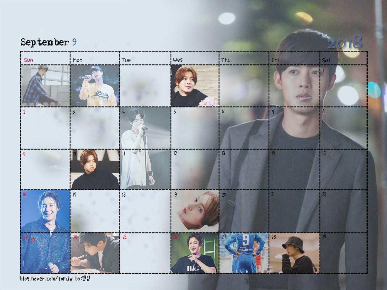 (Calendar of September 2018 (2