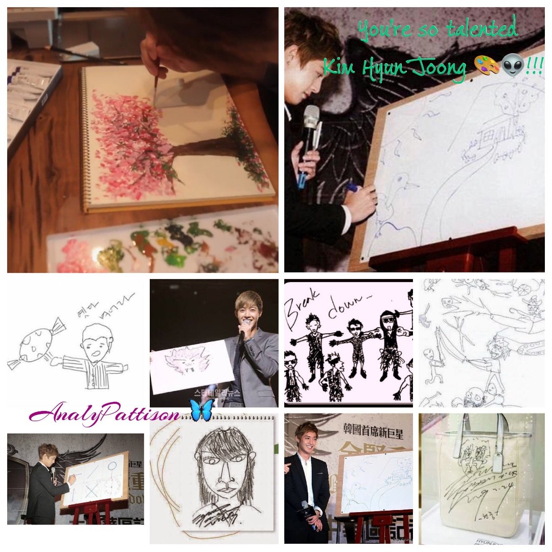 Kim Hyun Joong Painting works collection