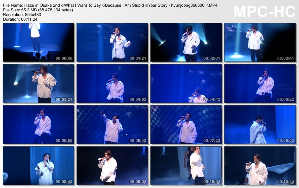 Haze in Osaka 2nd ⑫What I Want To Say ⑬Because I Am Stupid ⑯Your Story - hyunjoong860606.ir