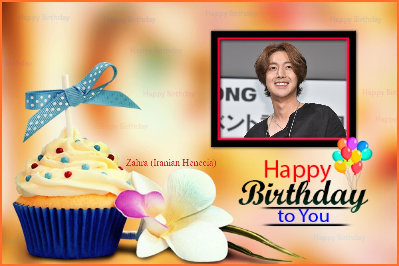 (My Fanart from Happy 32th Birtday of KHJ (2