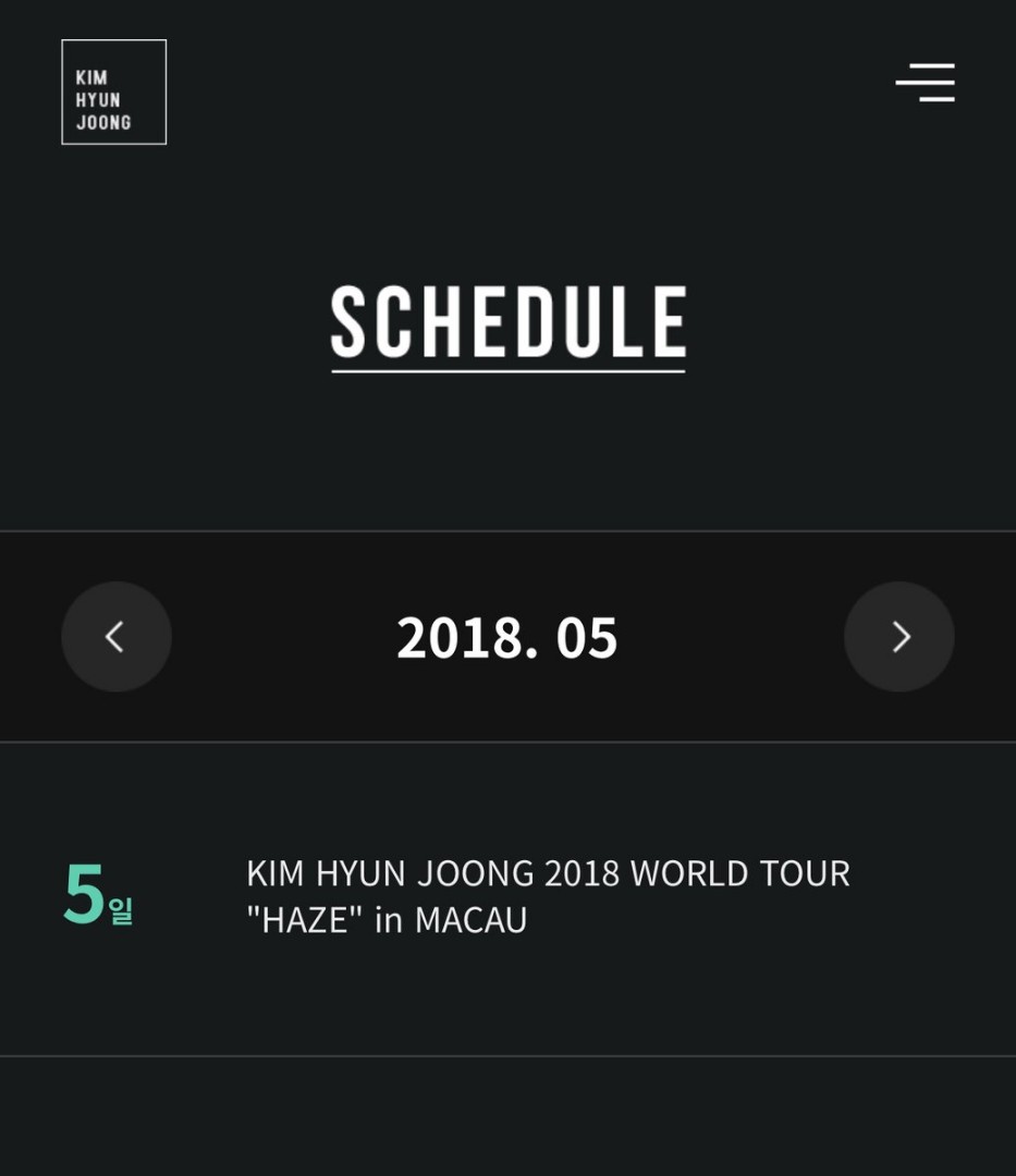 KHJ Official Site Schedule 05