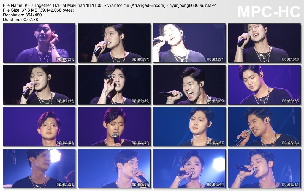 KHJ Together TMH at Makuhari 18.11.05 ~ Wait for me (Arranged-Encore) - hyunjoong860606.ir