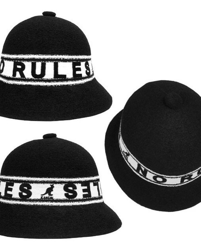 Sponsor] the hat that Hyun was wearing on rehearsal was No Rules hat]