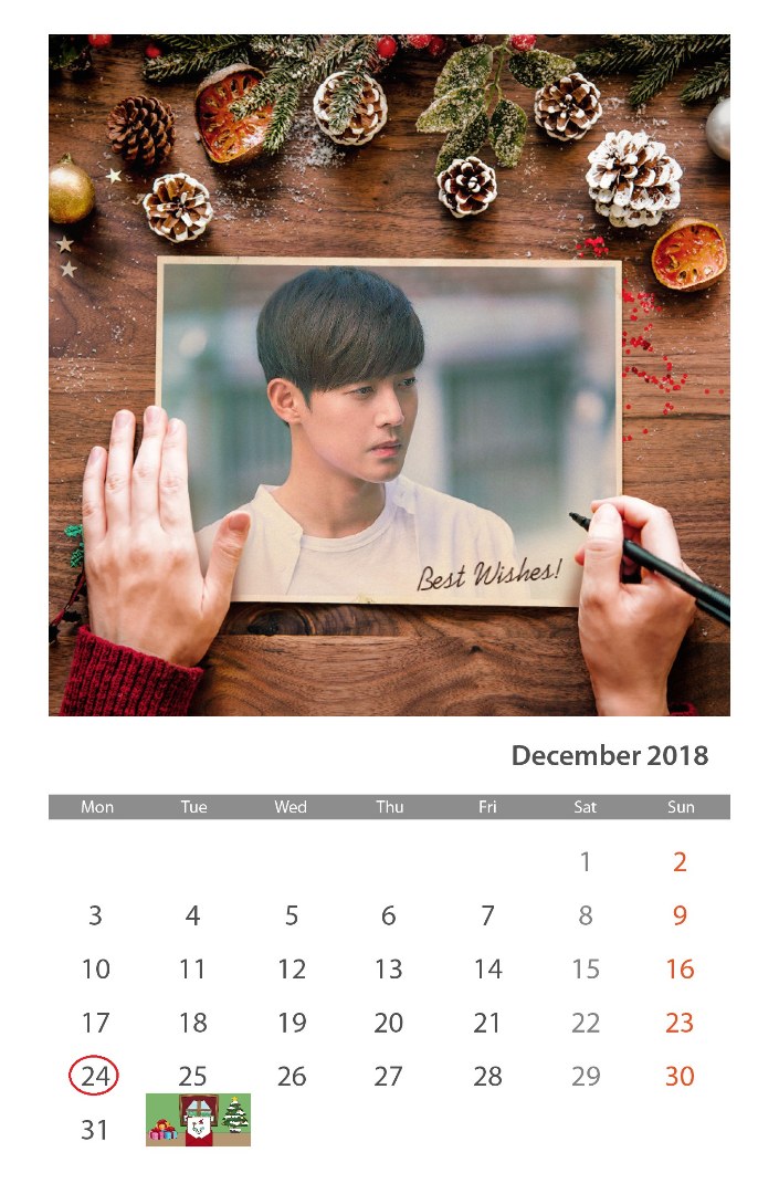 (Calendar of December 2018 (3