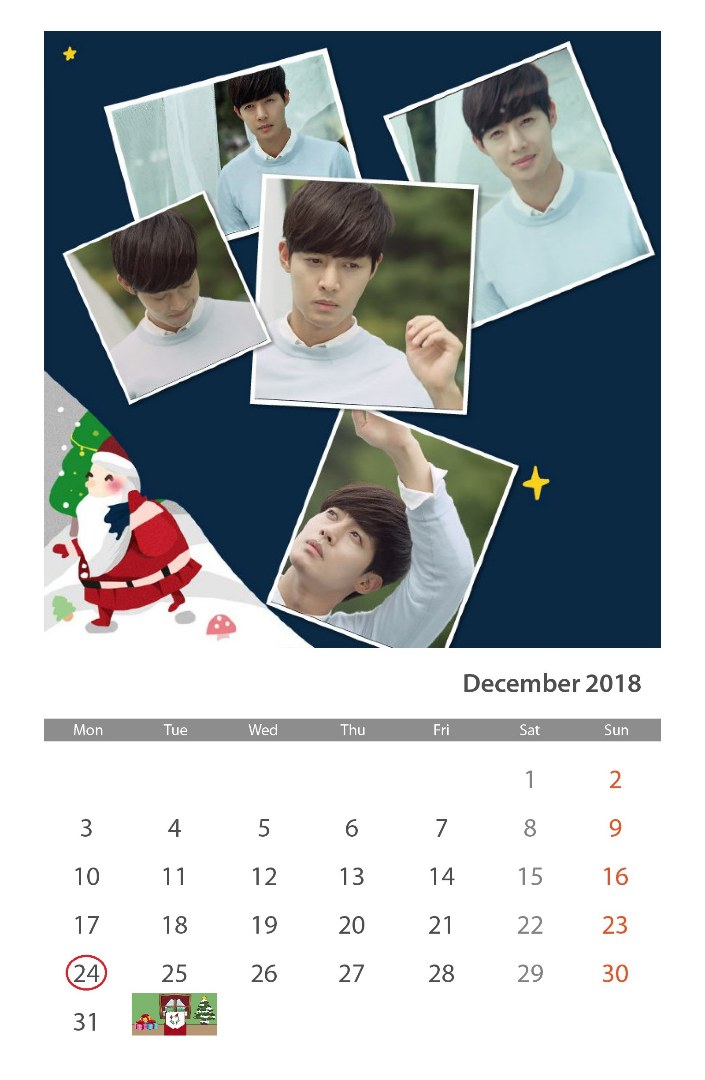 (Calendar of December 2018 (7