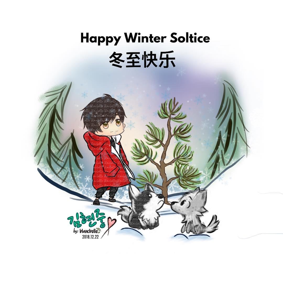 [blancbelle Fanart] Happy Winter Soltice 冬至 for Chinese [2018.12.22]