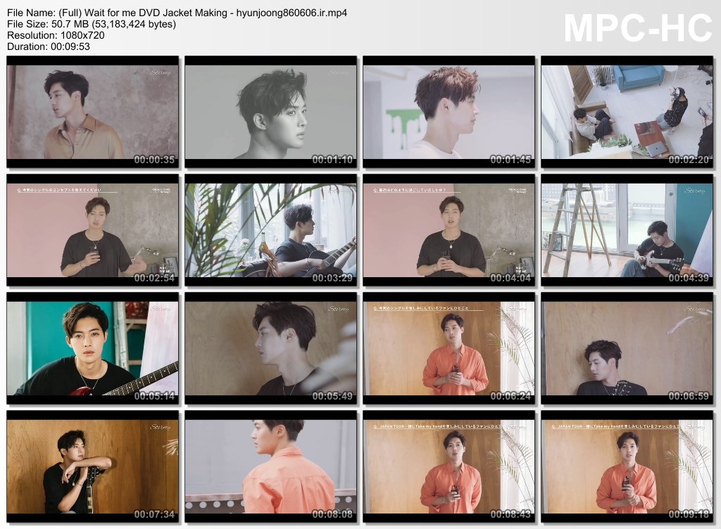 Full) Wait for me DVD Jacket Making - hyunjoong860606.ir)