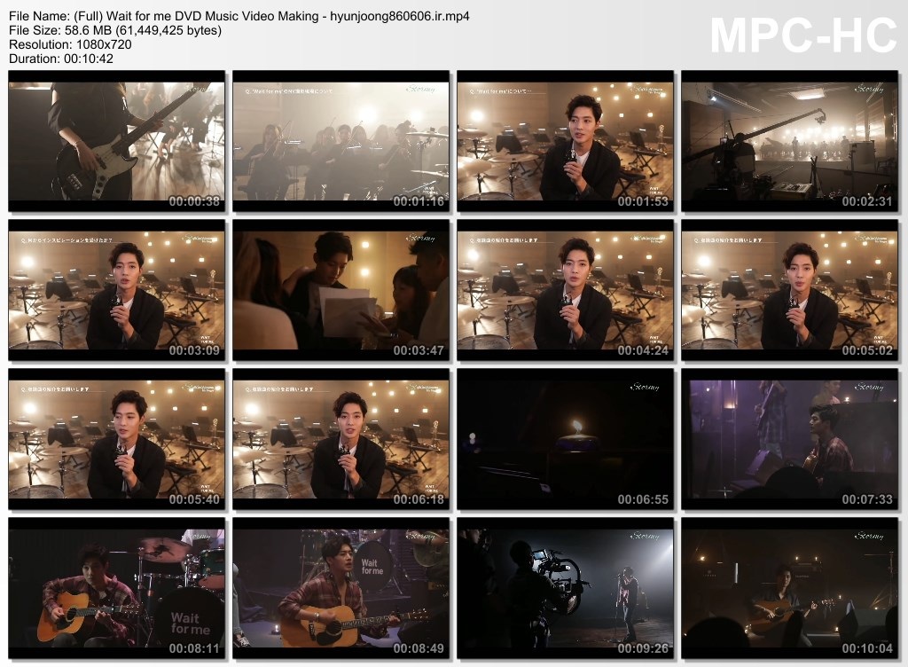 Full) Wait for me DVD Music Video Making - hyunjoong860606.ir)