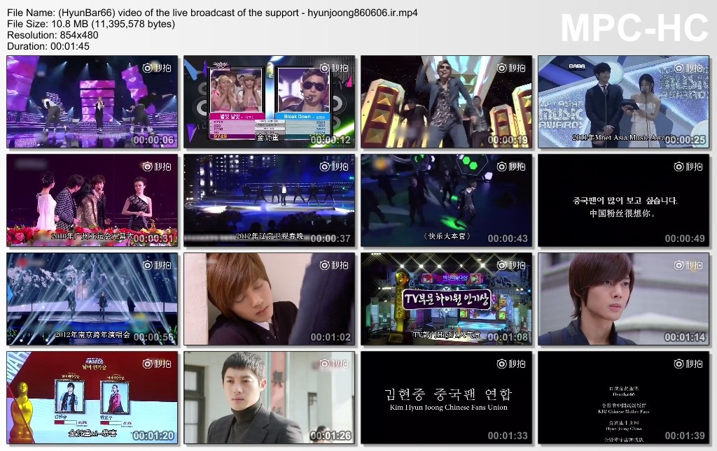 HyunBar66) video of the live broadcast of the support - hyunjoong860606.ir)