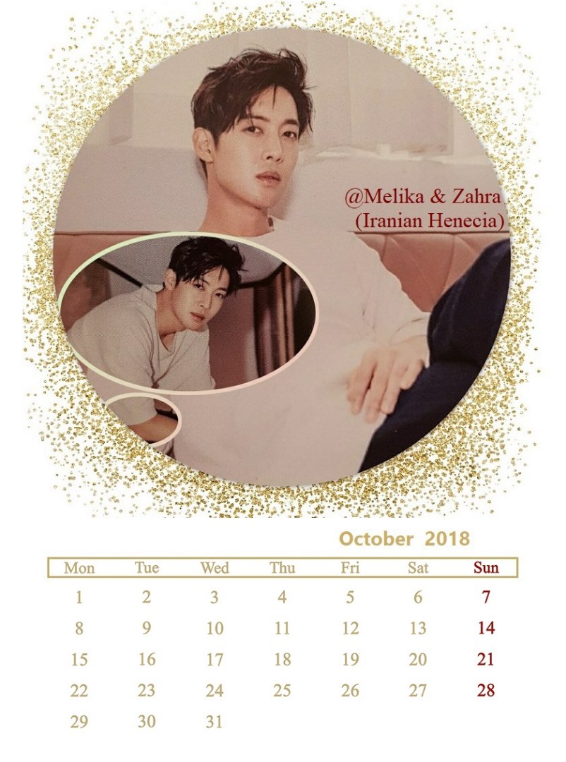 (Calendar October 2018 (3) - @Melika & Zahra (Iranian Henecia