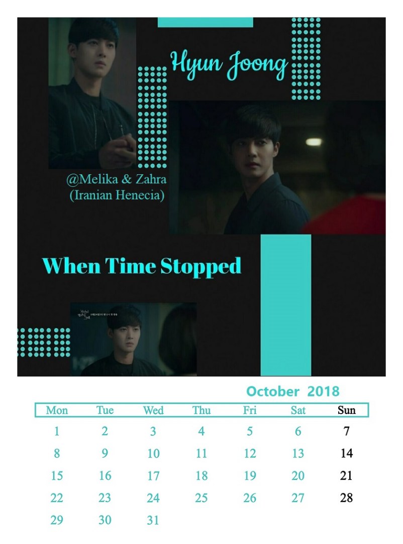 (Calendar October 2018 (4) - @Melika & Zahra (Iranian Henecia