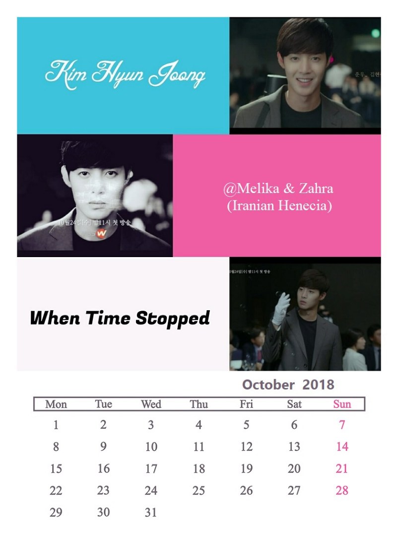 (Calendar October 2018 (5) - @Melika & Zahra (Iranian Henecia