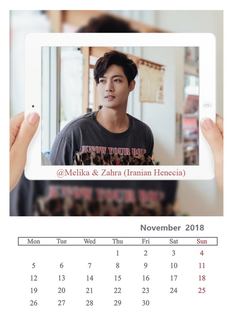 (Calendar November 2018 (3) - @Melika & Zahra (Iranian Henecia