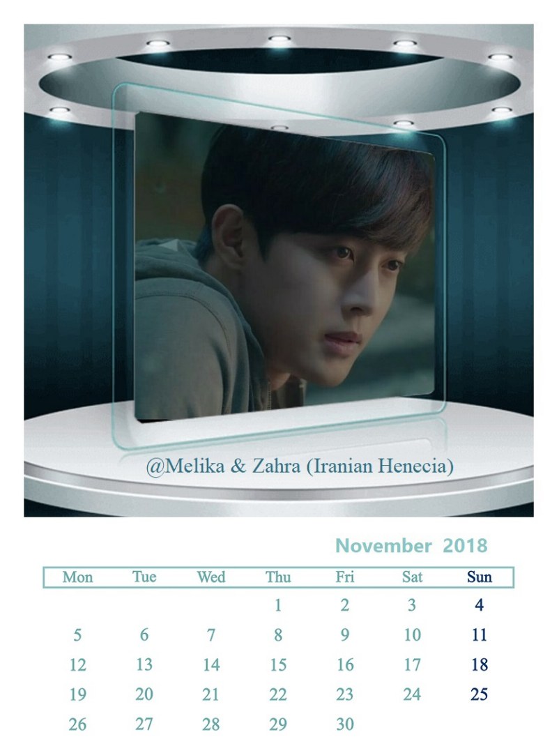 (Calendar November 2018 (5) - @Melika & Zahra (Iranian Henecia