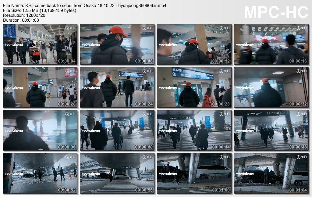 [Fancam] KHJ come back to Seoul from Osaka [2018.10.23]