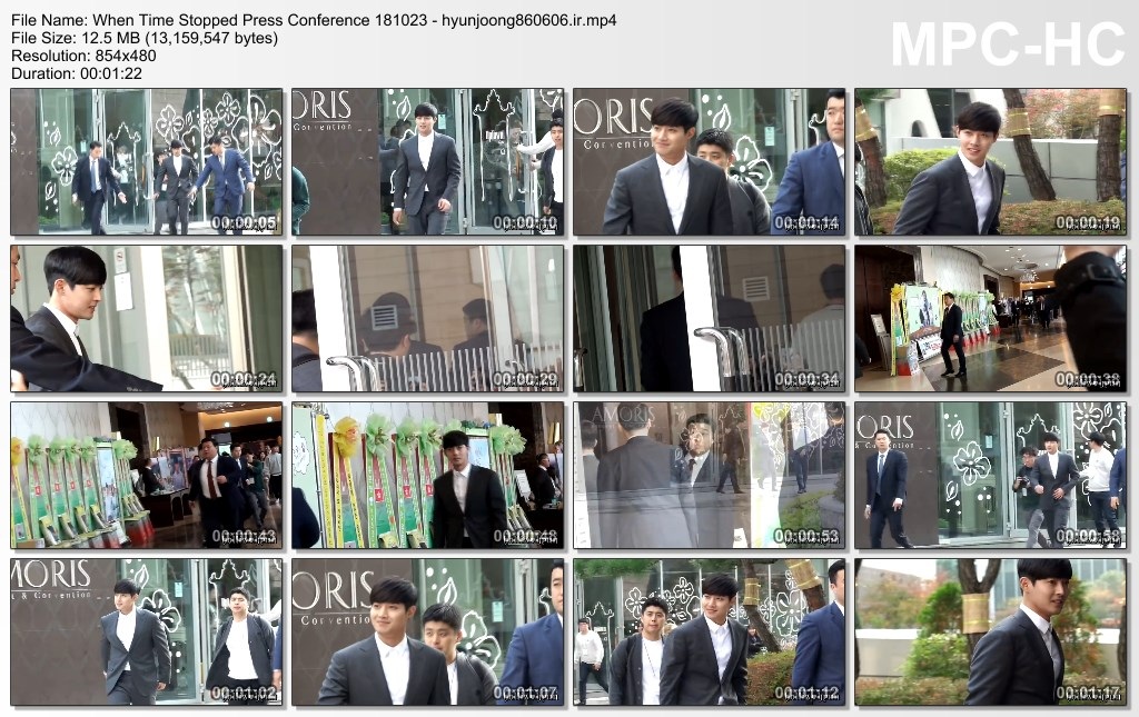 When Time Stopped Press Conference 181023 - hyunjoong860606.ir