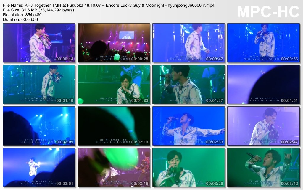 KHJ Together TMH at Fukuoka 18.10.07 ~ Encore Lucky Guy & Moonlight - hyunjoong860606.ir