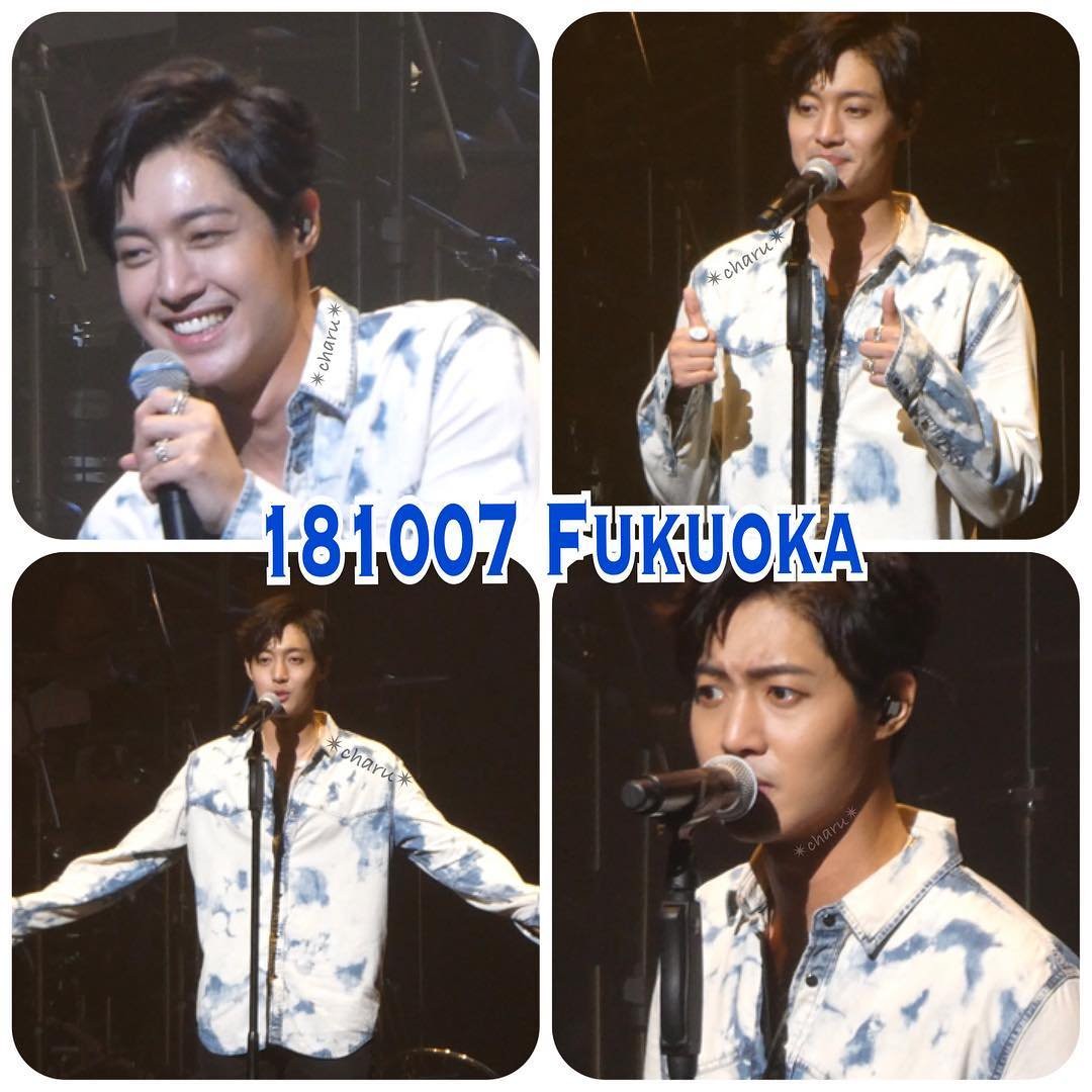 [Fanpics+Fancams] Kim Hyun Joong Together Takemyhand at Fukuoka Sun Palace [2018.10.07]