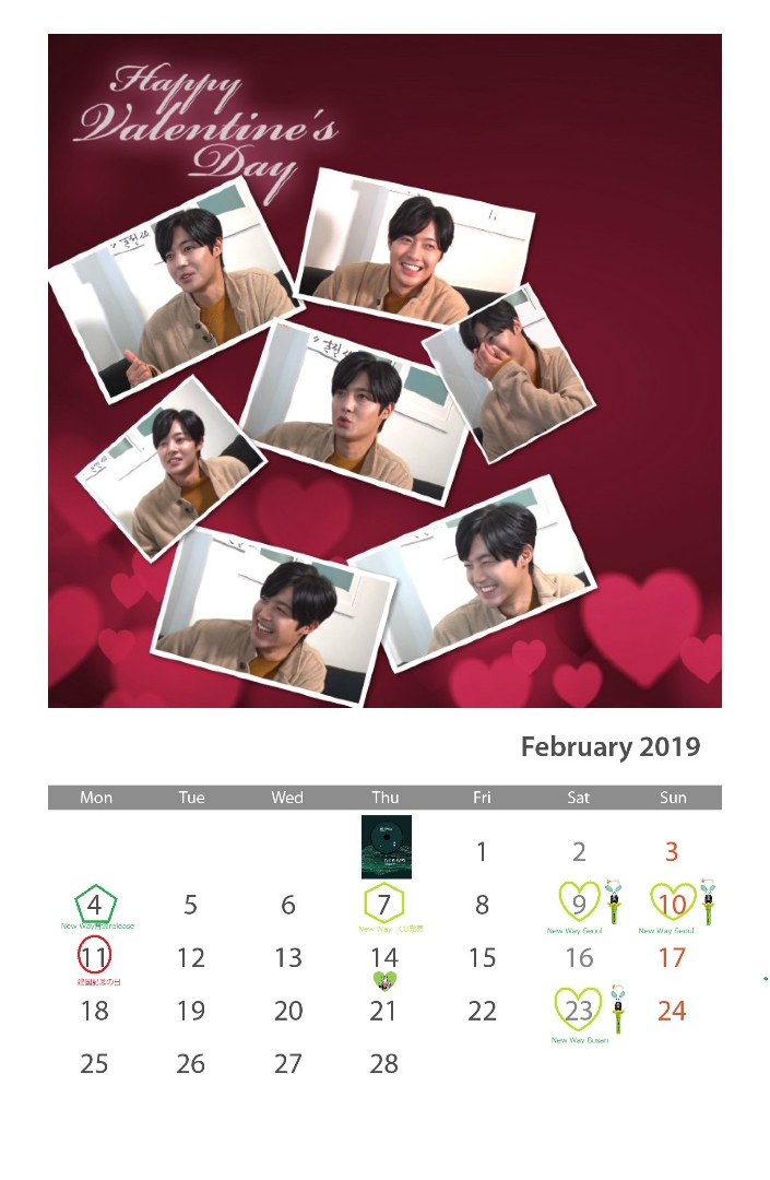 (Calendar of February 2019 (3