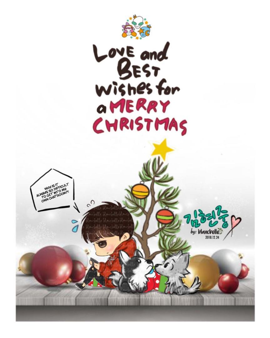 [blancbelle Fanart] Love and Best Wishes for a Merry Christmas [2018.12.24]